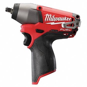 MILWAUKEE Impact Wrench Cordless Compact 12VDC, 34G869