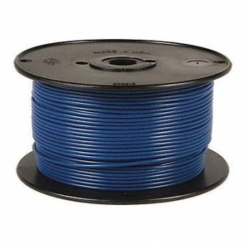 BATTERY DOCTOR Primary Wire 14 AWG 1 Cond 100 ft Blue, 34GC19