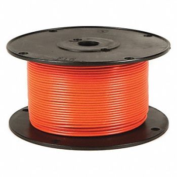 BATTERY DOCTOR Primary Wire 14 AWG 1 Cond 100 ft Orange, 34GC23