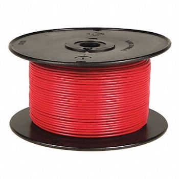 BATTERY DOCTOR Primary Wire 12 AWG 1 Cond 500 ft Red, 34GC15