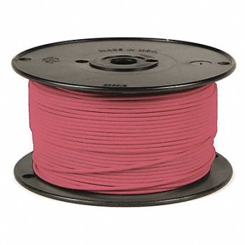 BATTERY DOCTOR Primary Wire 14 AWG 1 Cond 100 ft Pink, 34GC24