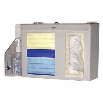 BOWMAN DISPENSERS Respiratory Hygiene Station Plastic, 34GE32