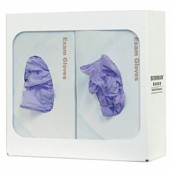 BOWMAN DISPENSERS Glove Box Dispenser 2 Boxes, 34GE50
