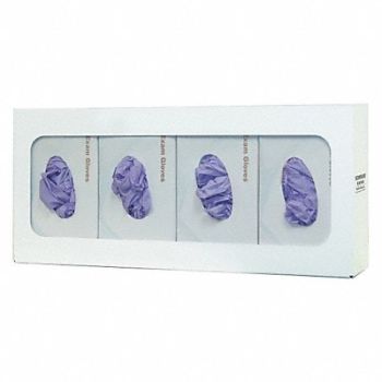BOWMAN DISPENSERS Glove Box Dispenser 4 Boxes, 34GE52