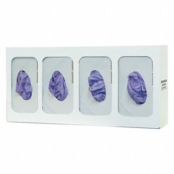 BOWMAN DISPENSERS Glove Box Dispenser 4 Boxes, 34GE61