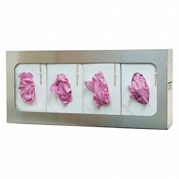 BOWMAN DISPENSERS Glove Box Dispenser 4 Boxes, 34GF02