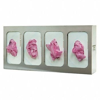BOWMAN DISPENSERS Glove Box Dispenser 4 Boxes, 34GF08