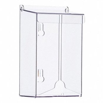 BOWMAN DISPENSERS Hairnet Dispenser Clear PETG 4.5 in W, 34GF09