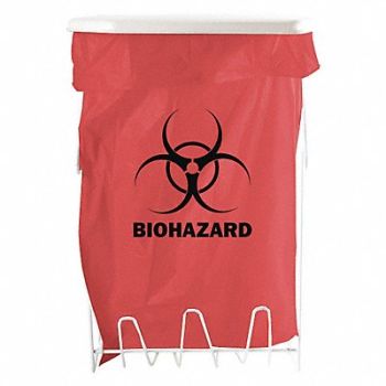 BOWMAN DISPENSERS Biohazard Bag Holder 19-1/2 x 13-1/2, 34GF37