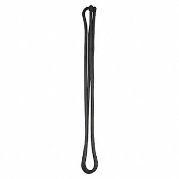 NITE IZE Gear Tie Black 64 in Rubber Steel, 34GN75