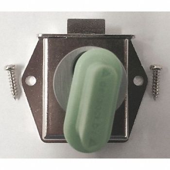 DELTA LOCK Interchang Core Deadlatch Silr Rectang, 34GU61