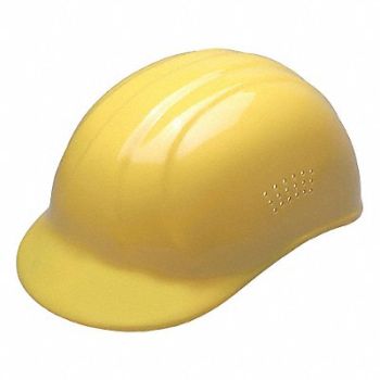 ERB SAFETY J5343 Bump Cap Baseball Pinlock Yellow, 34KW48