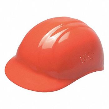 ERB SAFETY J5343 Bump Cap Baseball Pinlock Orange, 34KW49