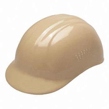 ERB SAFETY J5343 Bump Cap Baseball Pinlock Beige, 34KW57