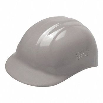 ERB SAFETY J5343 Bump Cap Baseball Pinlock Gray, 34KW58