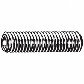 GRAINGER APPROVED ScktStScrw Flat Pt Type M12 20mm L PK10, 54FK61
