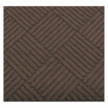 CONDOR Carpeted Entrance Mat Brown 4ft. x 6ft., 9FPP4