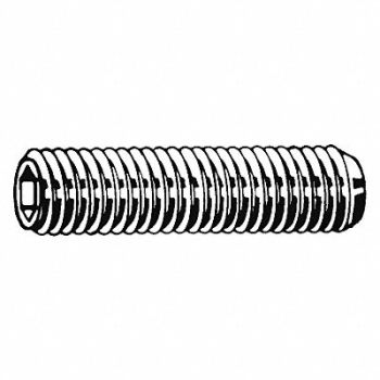 GRAINGER APPROVED ScktStScrw CupPt 3/8 -24 1.25 L PK100, 5XCP7