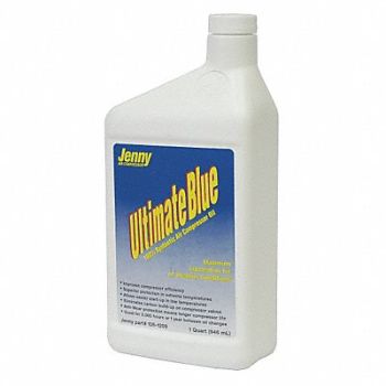 JENNY ULTIMATE BLUE Compressor Oil 1 qt Bottle 30 SAE Grade, 34LR48
