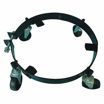 WESTWARD Band Dolly 120 lb Steel Black, 34NK67