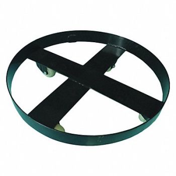 WESTWARD Drum Dolly 400 lb Steel Black, 34NK68