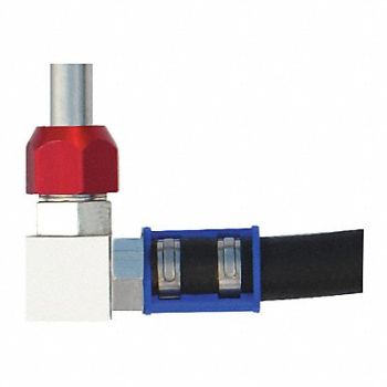 AIRSEPT Connector 90 deg 5/16 in Tube to #6 Hose, 34NL05