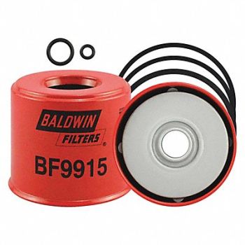 BALDWIN FILTERS Fuel Filter Spin-On 3-39/64 in.L, 34NN48