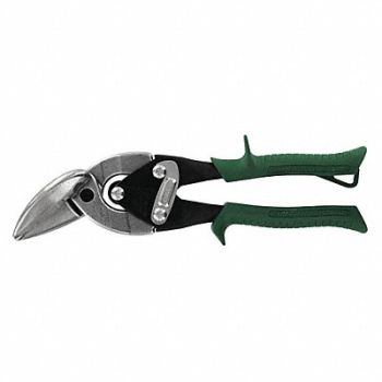 MIDWEST SNIPS Aviation Snips Right/Straight 9-3/4 In, 34RF80