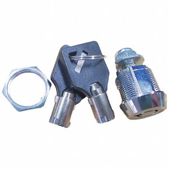 GRAINGER APPROVED Cylindrical Lock/Key Set, 34RR40
