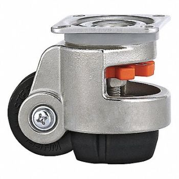 GRAINGER APPROVED Leveling Plate Caster Swivel 110 lb., 34RU43