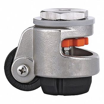 GRAINGER APPROVED Leveling Threaded Stem Caster 550 lb 2, 34RU47