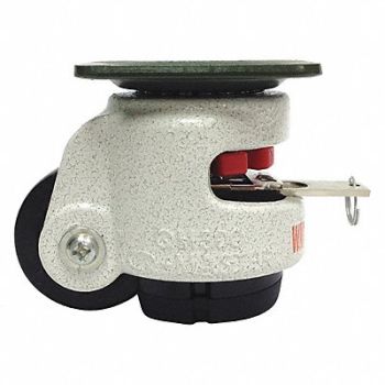GRAINGER APPROVED Leveling Plate Caster Swivel 275 lb., 34RU52