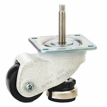 GRAINGER APPROVED Leveling Plate Caster Swivel 440 lb., 34RU55