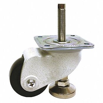 GRAINGER APPROVED Leveling Plate Caster Swivel 1540 lb., 34RU56
