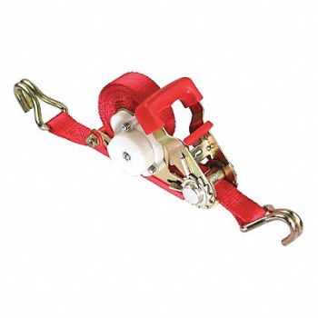 GRAINGER APPROVED Tie Down Strap Rtrctble Ratchet 15ft., 34RY84