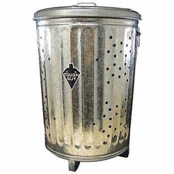 GRAINGER APPROVED Recycling Container Silver 20 gal., 34RY86