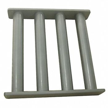 GRAINGER APPROVED MagneticGrate Rectnglr Ceramic 8inLx8inW, 34TA02