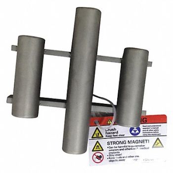 GRAINGER APPROVED Magnetic Grate Round Ceramic 6 in dia., 34TA09