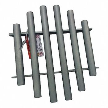 GRAINGER APPROVED Magnetic Grate Round Rare Earth 14in dia, 34TA40
