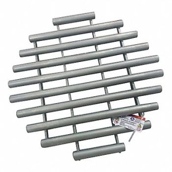 GRAINGER APPROVED Magnetic Grate Round Ceramic 20 in dia., 34TA16