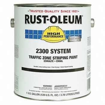 RUST-OLEUM J0449 Traffic Stripe Paint 1gal BikeLane Green, 34UL64
