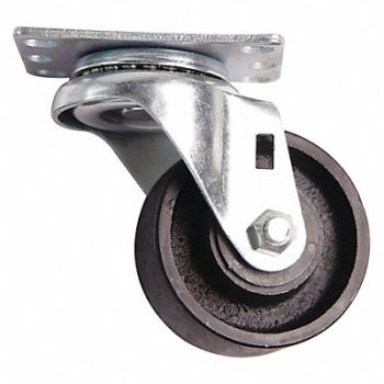 GRAINGER APPROVED Steel Caster 3 in x 1.25 in, 34UZ34