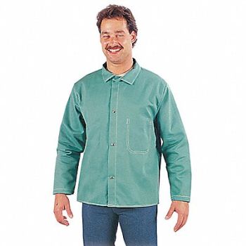 STEEL GRIP FlameResistantJacket Grn 52 to 54 2XL, 34VJ28