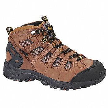 CAROLINA SHOE Hiker Boot 8-1/2 D Brown Composite PR, 34VJ48