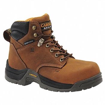 CAROLINA SHOE 6 Work Boot 10 Wide Brown Composite PR, 34WF04