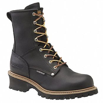 CAROLINA SHOE Logger Boot 14 EE Black Plain PR, 34WJ22