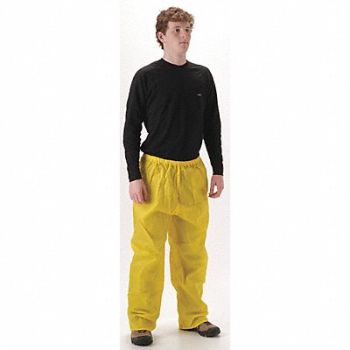 NASCO Rain Pants Unrated Yellow L, 34WK31