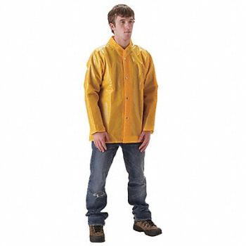 NASCO Rain Jacket Unrated Yellow XL, 34WK54