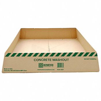 ULTRATECH Ultra-Concrete Washout Berm Brown 60 L, 797FL9