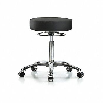 BLUE RIDGE ERGONOMICS Backless Pneumatic Stool 13 W, 355Z62